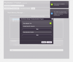 PS3 - Unable to dump flash memory to USB with bgtoolset