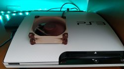 Applied Carbonaut Thermal Pad on PS3 Superslim RSX GPU and gives