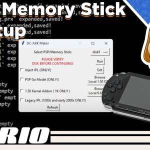 How to Make a PSP Magic Memory Stick on PC with DC-ARK-Maker!